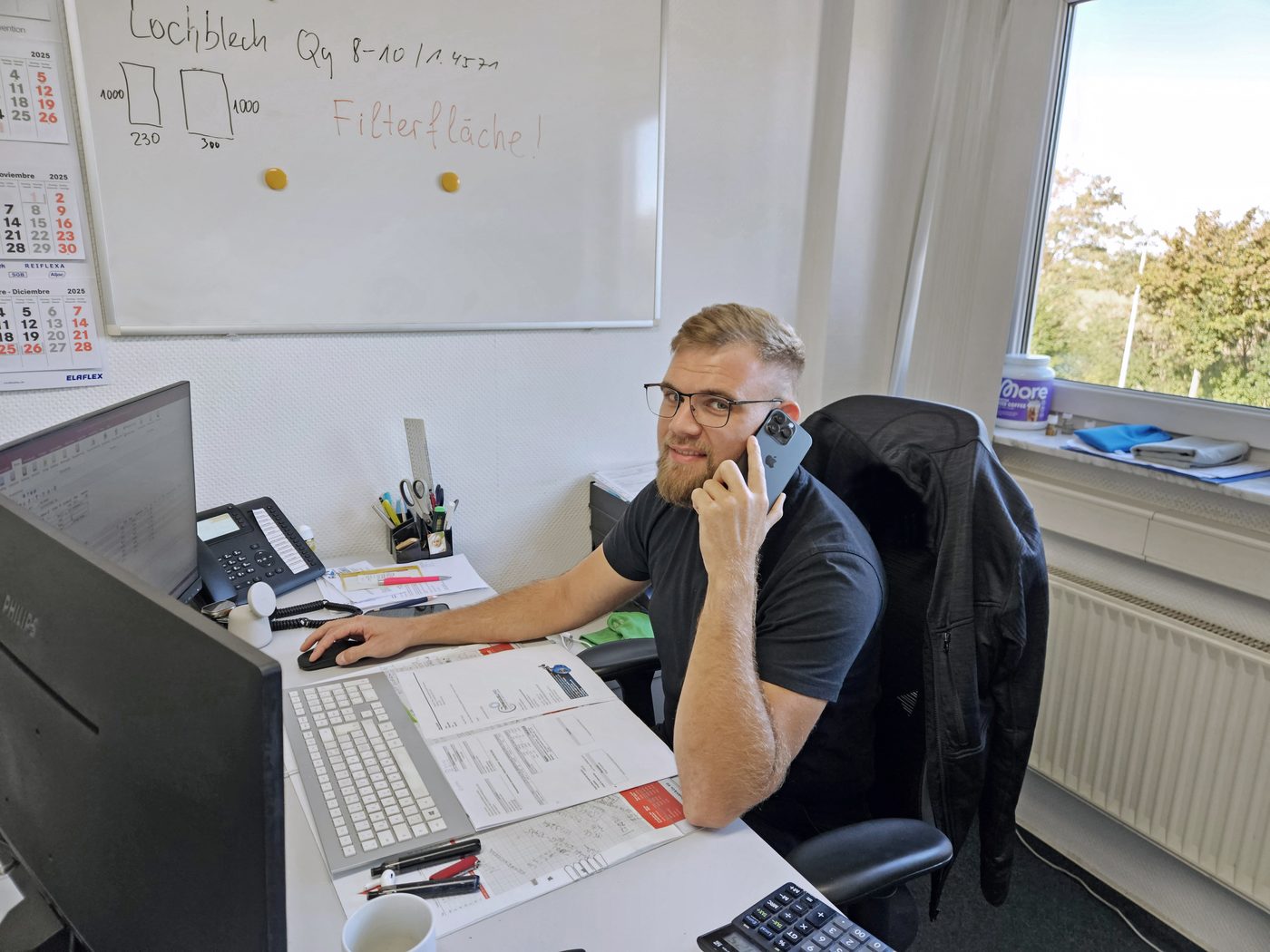 Peter Schneider, Ansprechpartner der Metallfabrik